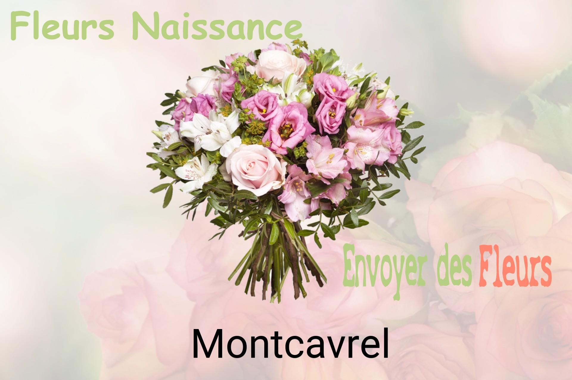 Bouquet de fleurs de naissance livré à Montcavrel